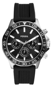  Shop Authentic Fossil Bannon Multifunction Black Dial Black Silicone Strap Watch for Men - BQ2494 - Luxxuri