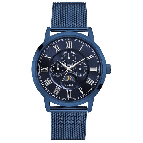  Shop Authentic Guess Delancey Analog Blue Dial Blue Mesh Bracelet Watch for Men - W0871G3 - Luxxuri