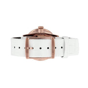  Shop Authentic Calvin Klein Accent Silver Dial White Leather Strap Watch for Women - K2Y236K6 - Luxxuri