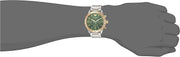  Shop Authentic Emporio Armani Mario Chronograph Green Dial Silver Steel Strap Watch For Men - AR11454 - Luxxuri