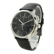  Shop Authentic Calvin Klein Posh Black Dial Black Leather Strap Watch for Men - K8Q371C1 - Luxxuri