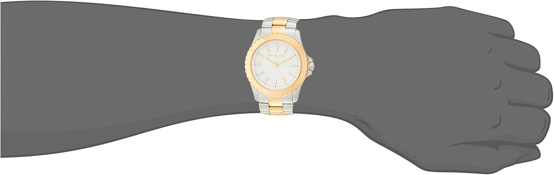  Shop Authentic Michael Kors Everest Three Hand Silver Dial Two Tone Steel Strap Watch For Men - MK9141 - Luxxuri