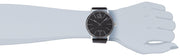  Shop Authentic Calvin Klein Minimal Black Dial Black Leather Strap Watch for Men - K7621107 - Luxxuri