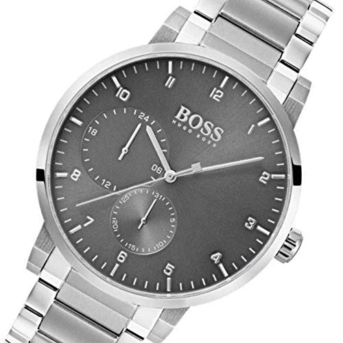  Shop Authentic Hugo Boss Oxygen Grey Dial Silver Steel Strap Watch for Men - 1513596 - Luxxuri