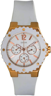  Shop Authentic Guess Overdrive Analog White Dial White Rubber Strap Watch for Women - W10614L2 - Luxxuri