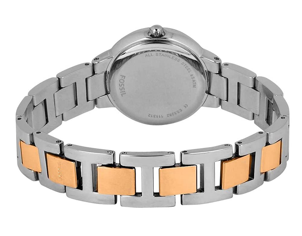  Shop Authentic Fossil Virginia Rose Gold Dial Two Tone Steel Strap Watch for Women - ES3405 - Luxxuri