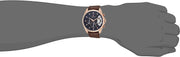  Shop Authentic Tommy Hilfiger Baker Chronograph Blue Dial Brown Leather Strap Watch For Men - 1710453 - Luxxuri