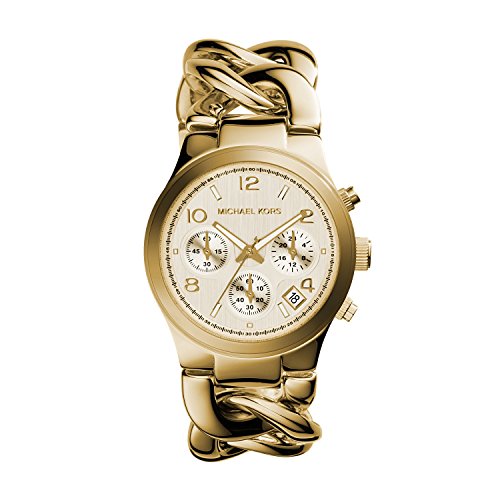  Shop Authentic Michael Kors Runway Twist Gold Dial Gold Stainless Steel Strap Watch for Women - MK3131 - Luxxuri