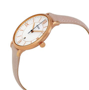  Shop Authentic Fossil Jacqueline White Dial Pink Leather Strap Watch for Women - ES3988 - Luxxuri