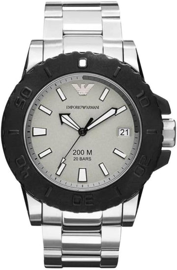  Shop Authentic Emporio Armani Bracelet Collection Black Dial Silver Steel Strap Watch For Men - AR5970 - Luxxuri