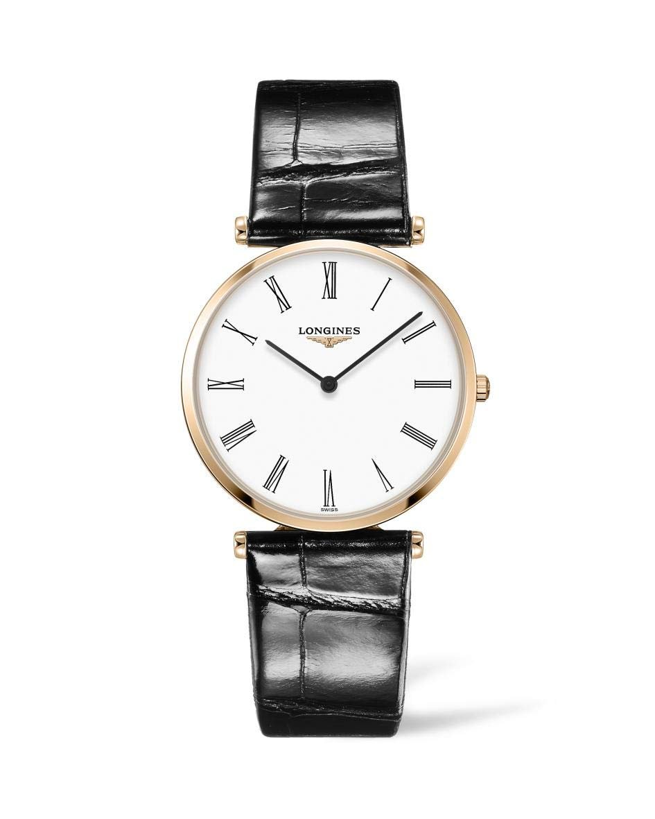  Shop Authentic Longines La Grande Classique De Longines White Dial Black Leather Strap Watch for Women - L4.755.1.91.2 - Luxxuri