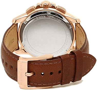  Shop Authentic Michael Kors Ryker Analog Gray Dial Brown Leather Strap Watch For Men - MK8519 - Luxxuri