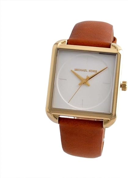  Shop Authentic Michael Kors Lake White Dial Brown Leather Strap Watch For Women - MK2584 - Luxxuri
