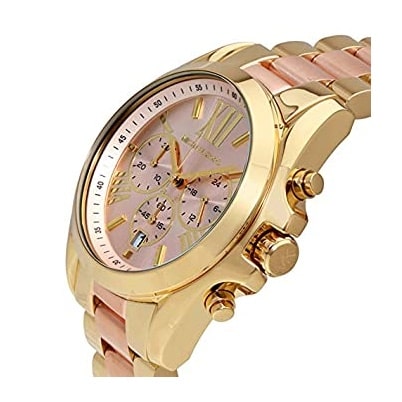  Shop Authentic Michael Kors Bradshaw Gold Dial Two Tone Steel Strap Watch for Women - MK6359 - Luxxuri