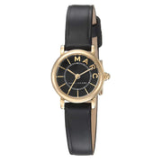  Shop Authentic Marc Jacobs Roxy Black Dial Black Leather Strap Watch for Women - MJ1585 - Luxxuri
