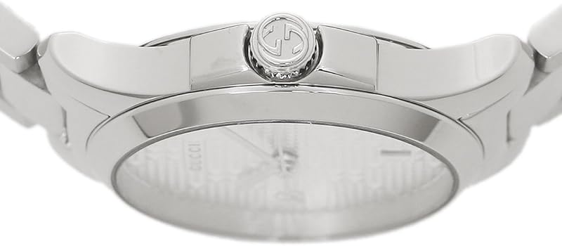  Shop Authentic Gucci G Timeless Quartz Silver Dial Silver Steel Strap Watch For Women - YA126551 - Luxxuri