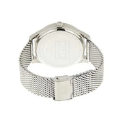  Shop Authentic Tommy Hilfiger Damon Quartz Chronograph Black Dial Silver Mesh Bracelet Watch for Men - 1791415 - Luxxuri