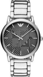  Shop Authentic Emporio Armani Classic Quartz Grey Dial Silver Steel Strap Watch For Men - AR11134 - Luxxuri