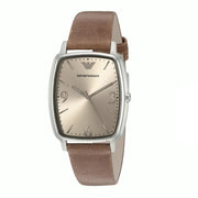  Shop Authentic Emporio Armani Epsilon Quartz Brown Dial Brown Leather Strap Watch For Men - AR2489 - Luxxuri
