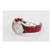  Shop Authentic Tissot Couturier White Dial Red Leather Watch For Women - T035.210.16.011.01 - Luxxuri