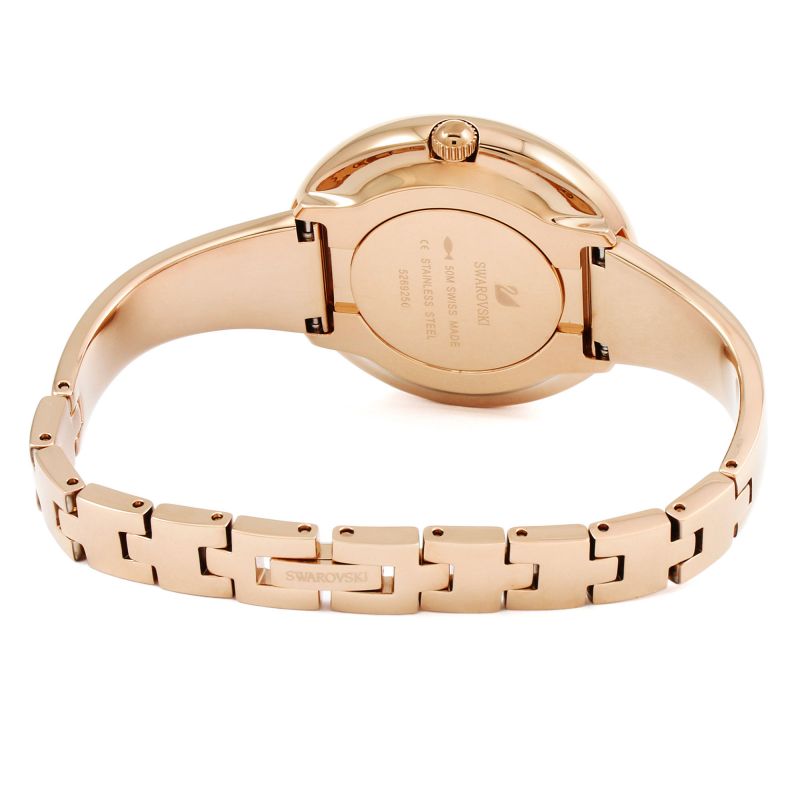  Shop Authentic Swarovski Crystalline Bracelet White Dial Rose Gold Steel Strap Watch for Women - 5269250 - Luxxuri
