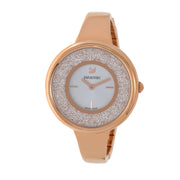  Shop Authentic Swarovski Crystalline Bracelet White Dial Rose Gold Steel Strap Watch for Women - 5269250 - Luxxuri