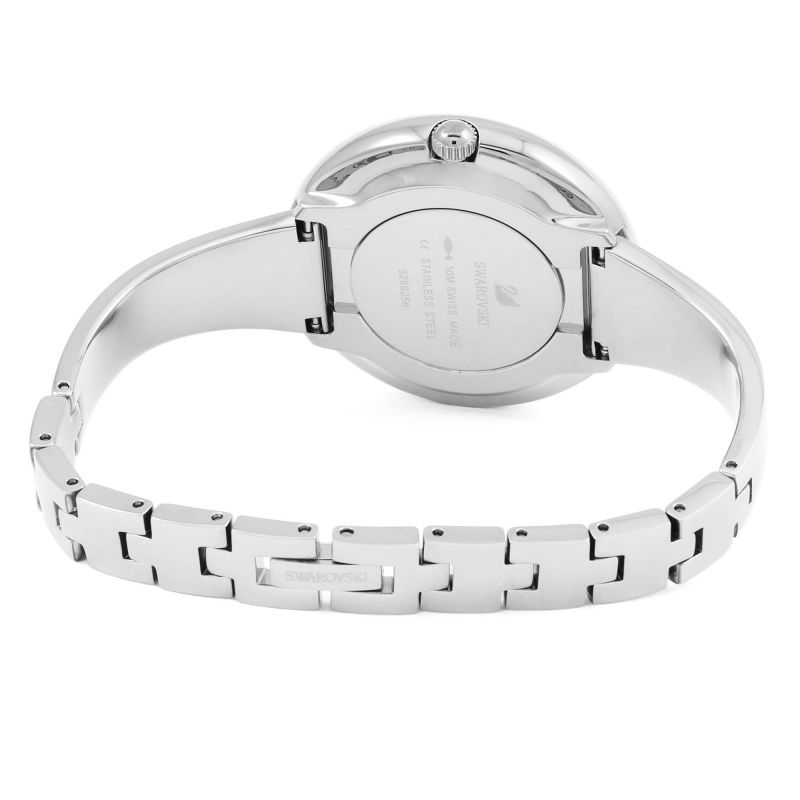  Shop Authentic Swarovski Crystalline Pure Silver Dial Silver Steel Strap Watch for Women - 5269256 - Luxxuri
