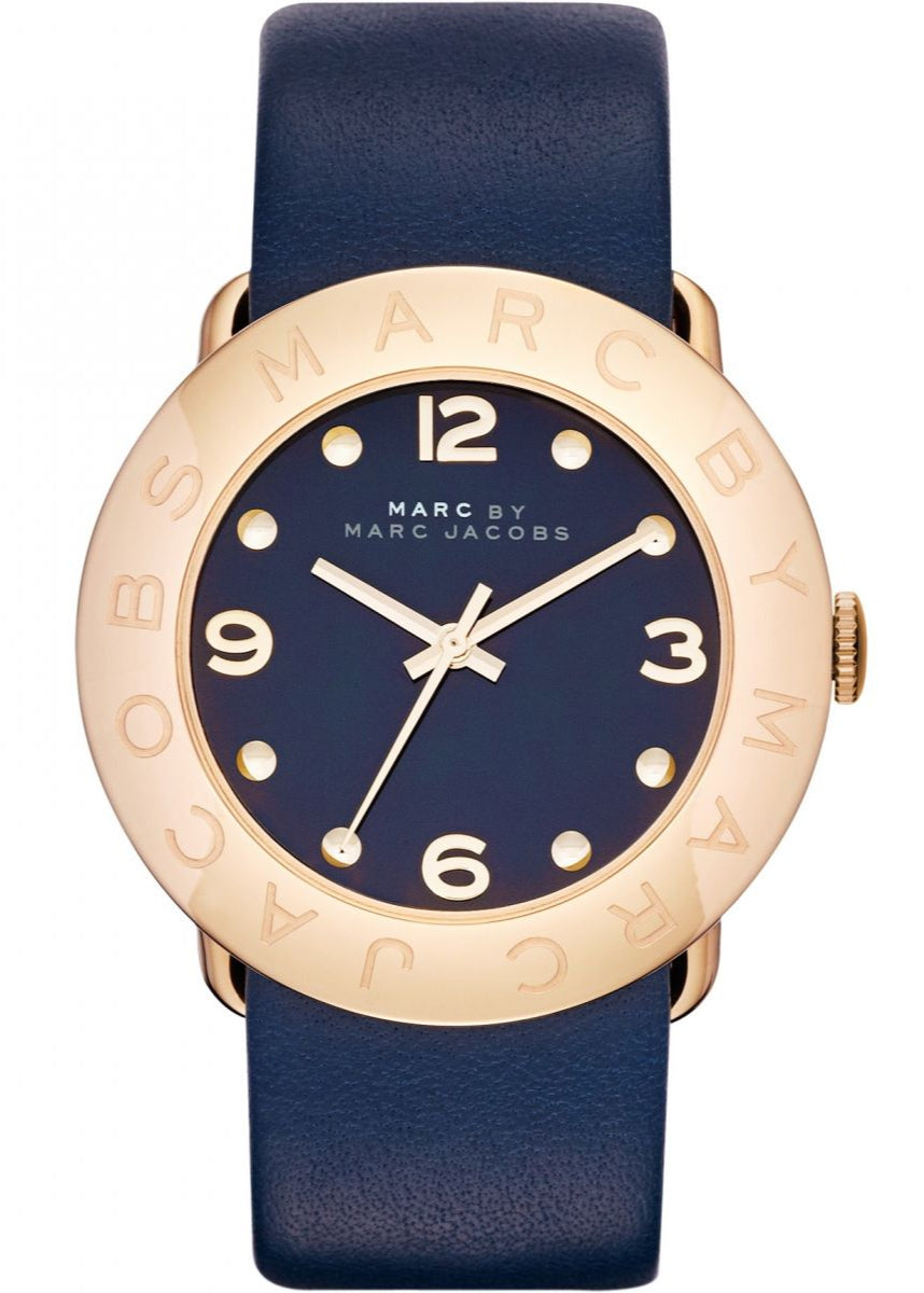 Shop Authentic Marc Jacobs Blade Blue Dial Blue Leather Strap Watch for Women - MBM1224 - Luxxuri