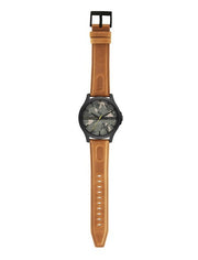  Shop Authentic Armani Exchange Hampton Chronograph Green Dial Brown Leather Strap Watch For Men - AX2412 - Luxxuri