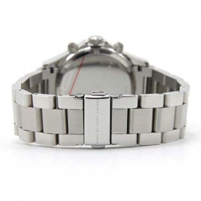  Shop Authentic Marc Jacobs Rock Chronograph Mother of Pearl Grey Dial Silver Steel Strap Watch for Women - MBM3250 - Luxxuri