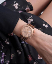  Shop Authentic Guess Eclipse Rose Gold Dial Rose Gold Steel Strap Watch for Women - GW0314L3 - Luxxuri