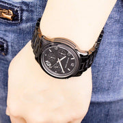  Shop Authentic Michael Kors Runway Black Ceramic Dial Black Steel Strap Watch for Women - MK5162 - Luxxuri