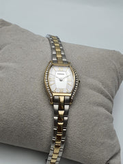  Shop Authentic Fossil Molly Silver Dial Two Tone Steel Strap Watch for Women - ES3287 - Luxxuri