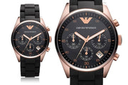  Shop Authentic Emporio Armani Sportivo Black Dial Black Steel Strap Watch For Women - AR5906 - Luxxuri