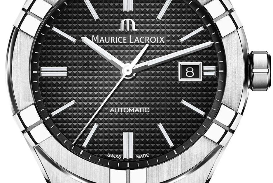  Shop Authentic Maurice Lacroix Aikon Automatic Black Dial Silver Steel Strap Watch For Men - AI6008-SS002-330-1 - Luxxuri