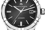  Shop Authentic Maurice Lacroix Aikon Automatic Black Dial Silver Steel Strap Watch For Men - AI6008-SS002-330-1 - Luxxuri
