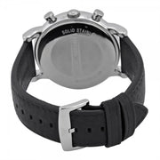  Shop Authentic Emporio Armani Classic Quartz Chronograph White Dial Black Leather Strap Watch For Men - AR1807 - Luxxuri