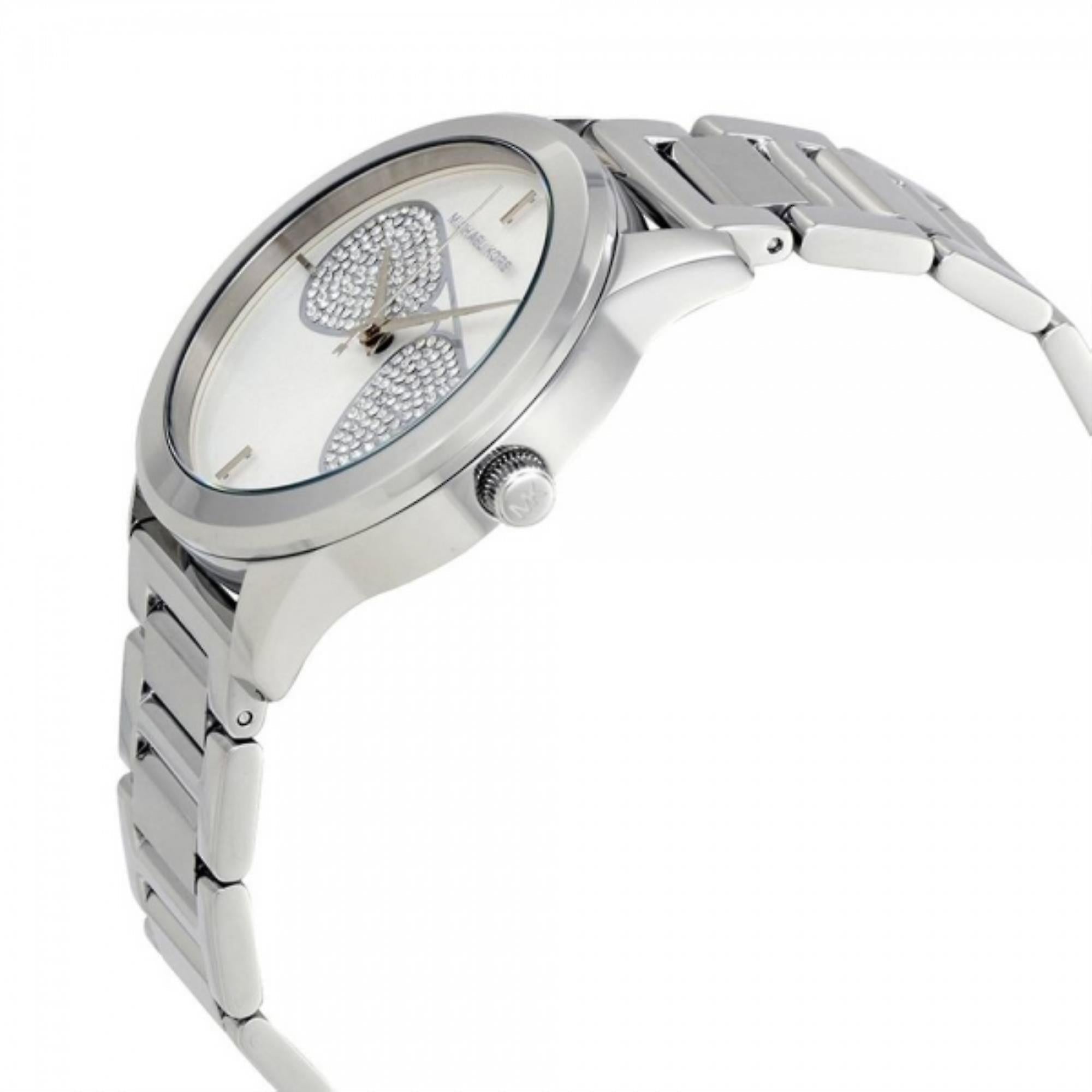  Shop Authentic Michael Kors Harman Analog Silver Dial Silver Steel Strap Watch For Women - MK3672 - Luxxuri