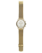  Shop Authentic Emporio Armani Aviator Chronograph Quartz Beige Dial Gold Mesh Bracelet Watch For Men - AR11315 - Luxxuri