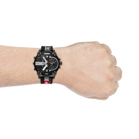  Shop Authentic Diesel Mr. Daddy 2.0 Quartz Black Dial Black Nylon Strap Watch For Men - DZ7433 - Luxxuri