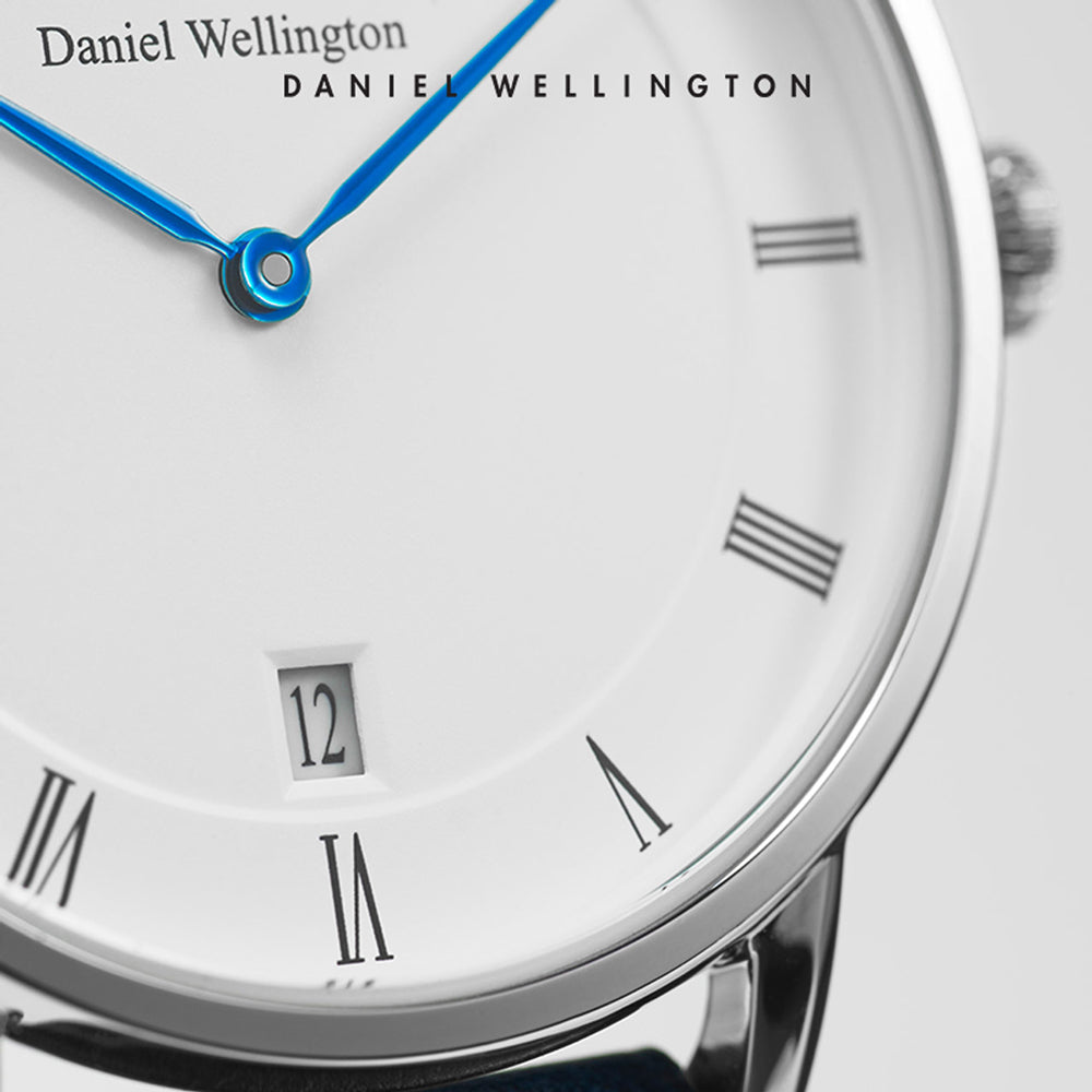  Shop Authentic Daniel Wellington Dapper Bristol White Dial Brown Leather Strap Watch For Women - DW00100098 - Luxxuri