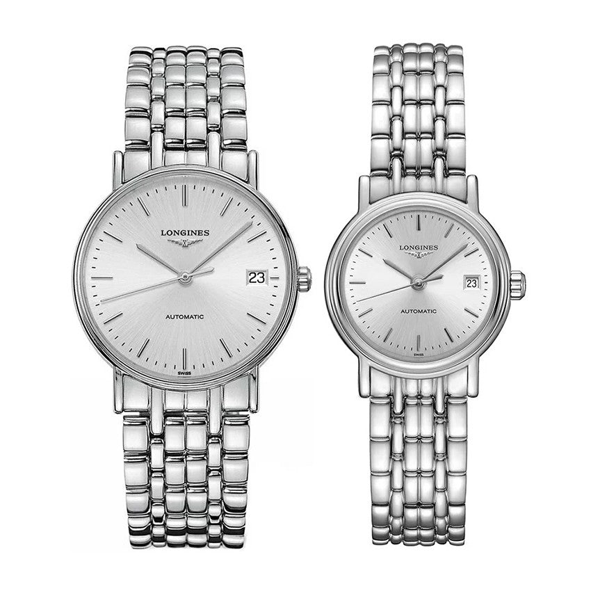  Shop Authentic Longines Presence 25.5mm Automatic Stainless Steel Watch for Women - L4.321.4.72.6 - Luxxuri