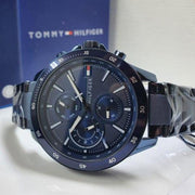  Shop Authentic Tommy Hilfiger Bank Quartz Blue Dial Blue Steel Strap Watch for Men - 1791720 - Luxxuri