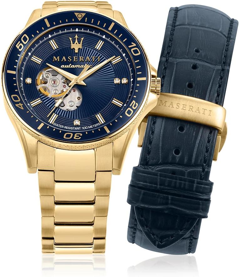  Shop Authentic Maserati SFIDA Automatic Diamond Dial Limited Edition Watch For Men - R8823140004 - Luxxuri