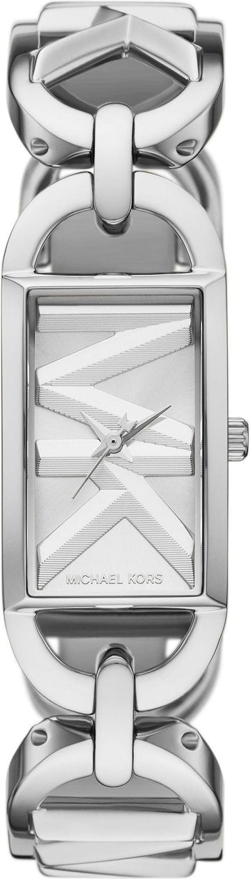  Shop Authentic Michael Kors Empire Three Hand Silver Dial Silver Steel Strap Watch For Women - MK7407 - Luxxuri
