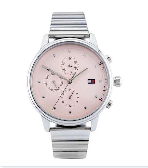  Shop Authentic Tommy Hilfiger Blake Pink Dial Silver Steel Strap Watch for Women - 1781904 - Luxxuri