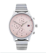  Shop Authentic Tommy Hilfiger Blake Pink Dial Silver Steel Strap Watch for Women - 1781904 - Luxxuri