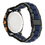  Shop Authentic Fossil Machine Chronograph Black Dial Two Tone Steel Strap Watch for Men - FS5164 - Luxxuri