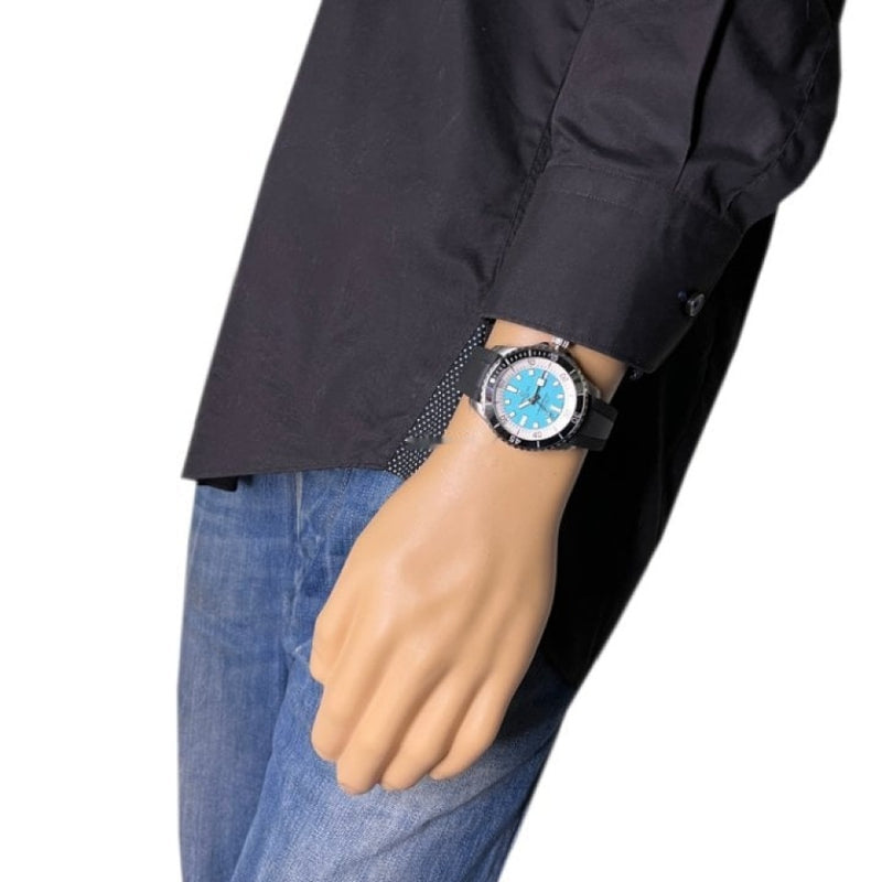  Shop Authentic Breitling Superocean Automatic 44 Turquoise Dial Black Rubber Strap Watch for Men - A17376211L2S1 - Luxxuri