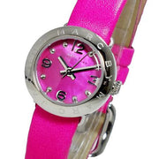  Shop Authentic Marc Jacobs Amy Pop Pink Dial Pink Leather Strap Watch for Women - MBM1286 - Luxxuri